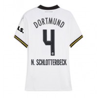 Camiseta Borussia Dortmund Nico Schlotterbeck #4 Tercera Equipación para mujer 2024-25 manga corta